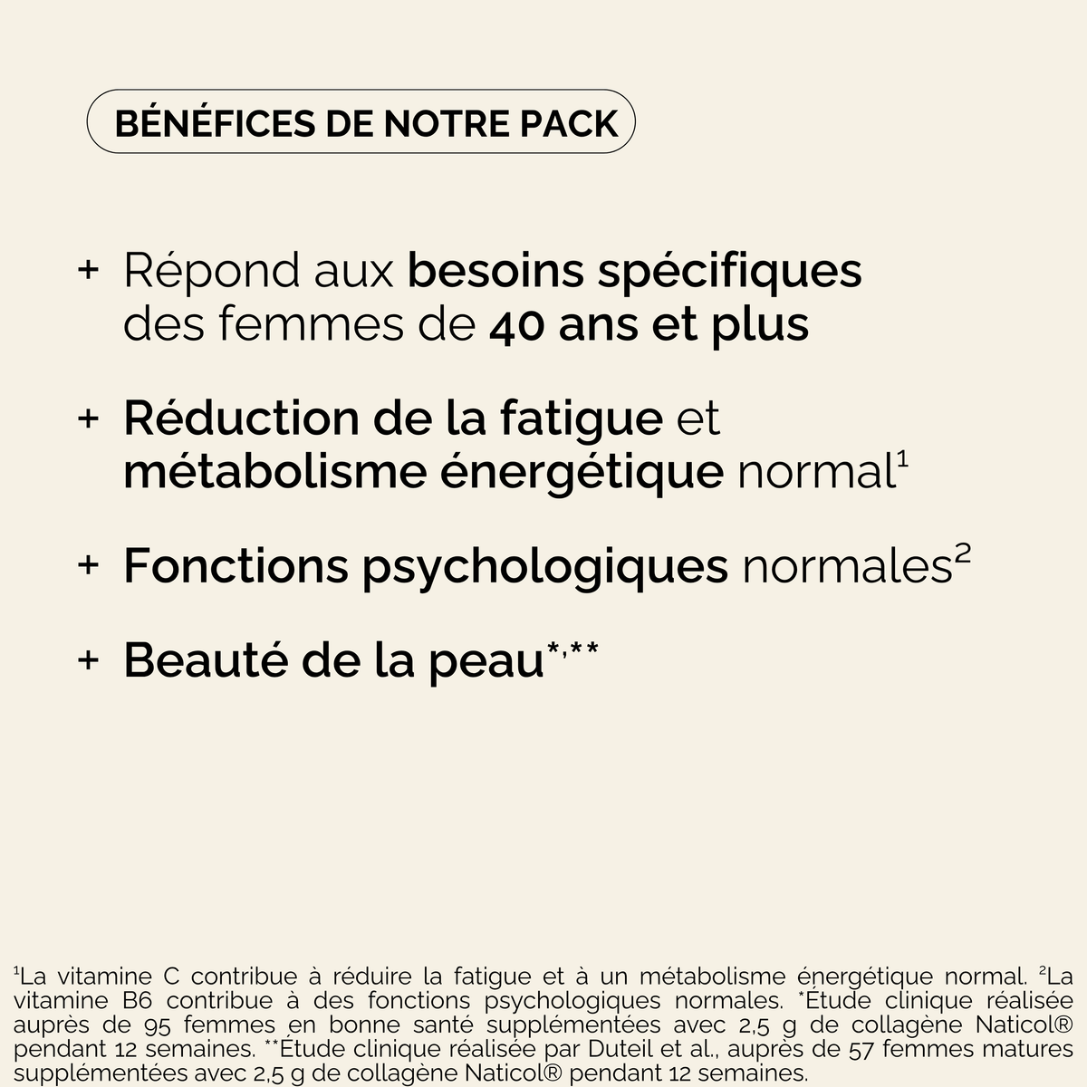 Les essentiels Périménopause : Énergie & beauté de la peau