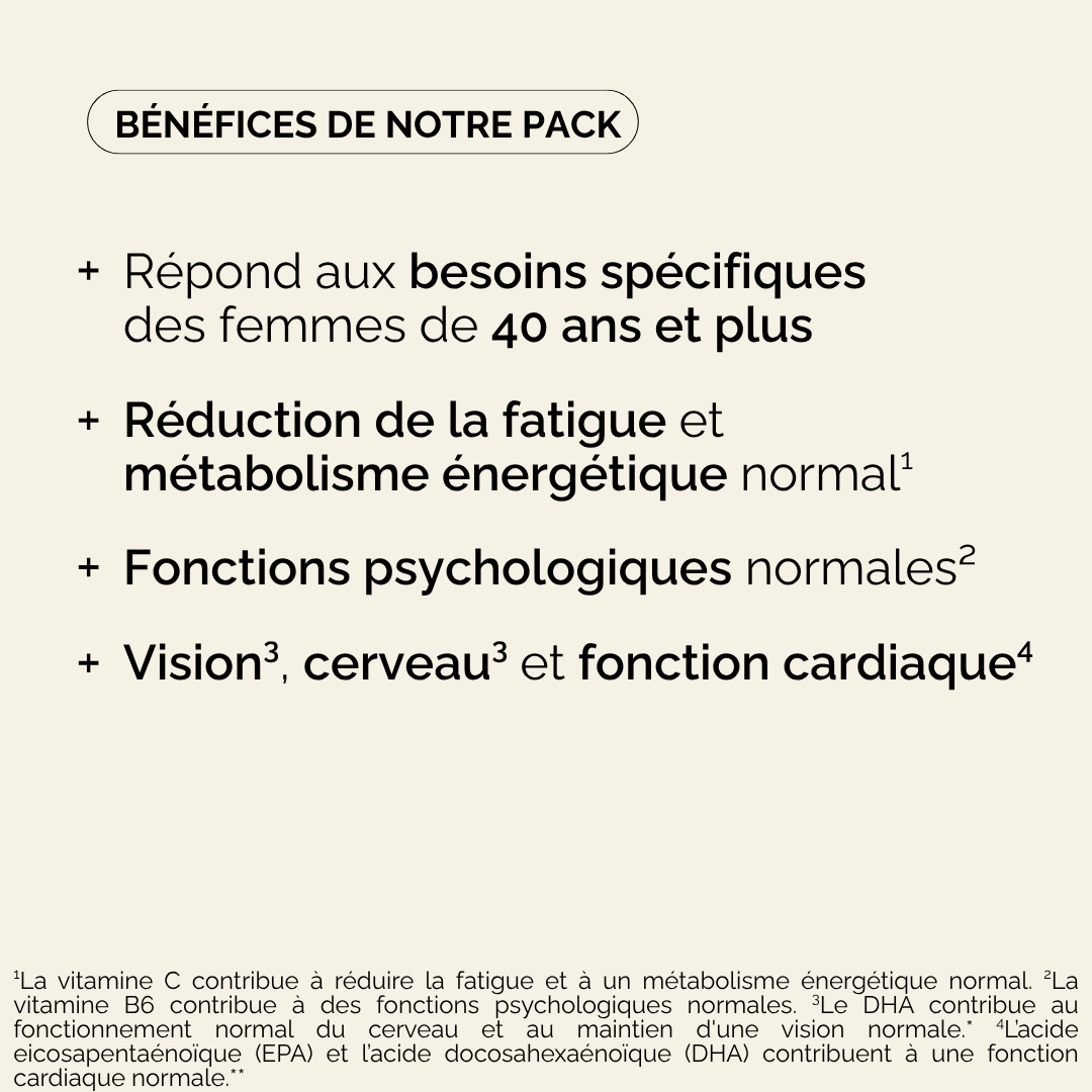 Les essentiels Périménopause : Énergie & clarté mentale