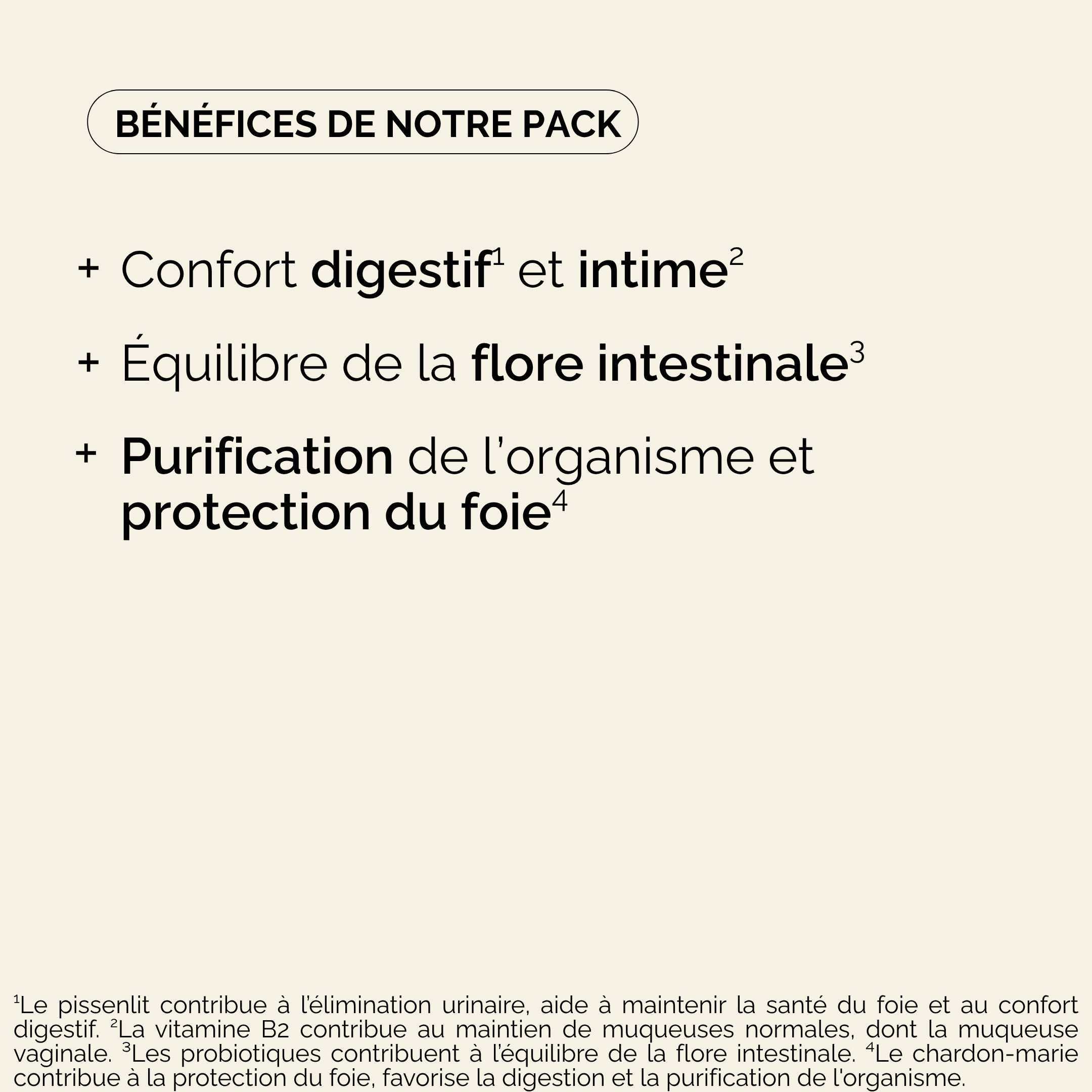 Bénéfices Pack Reset