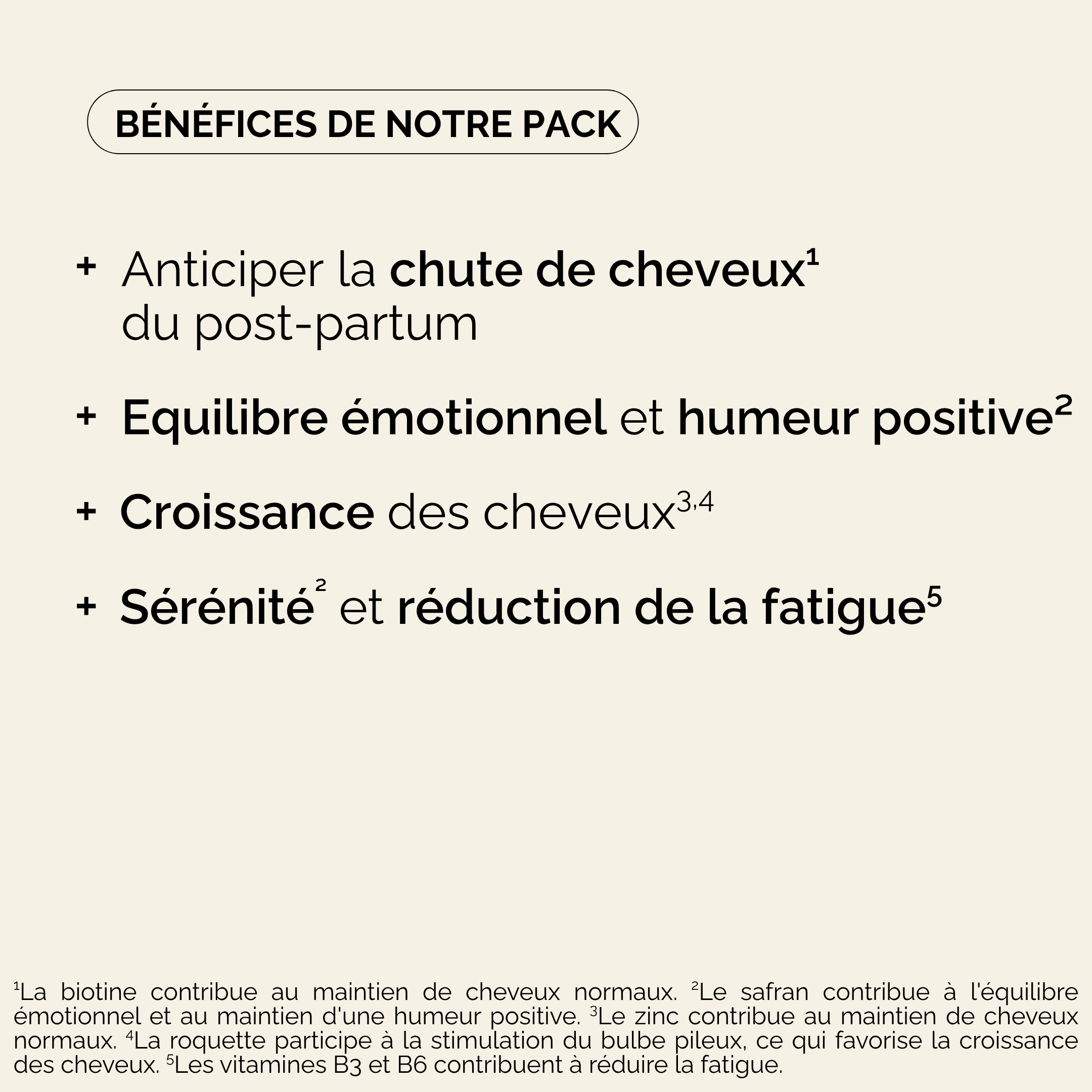 Bénéfices Pack Mama Glow