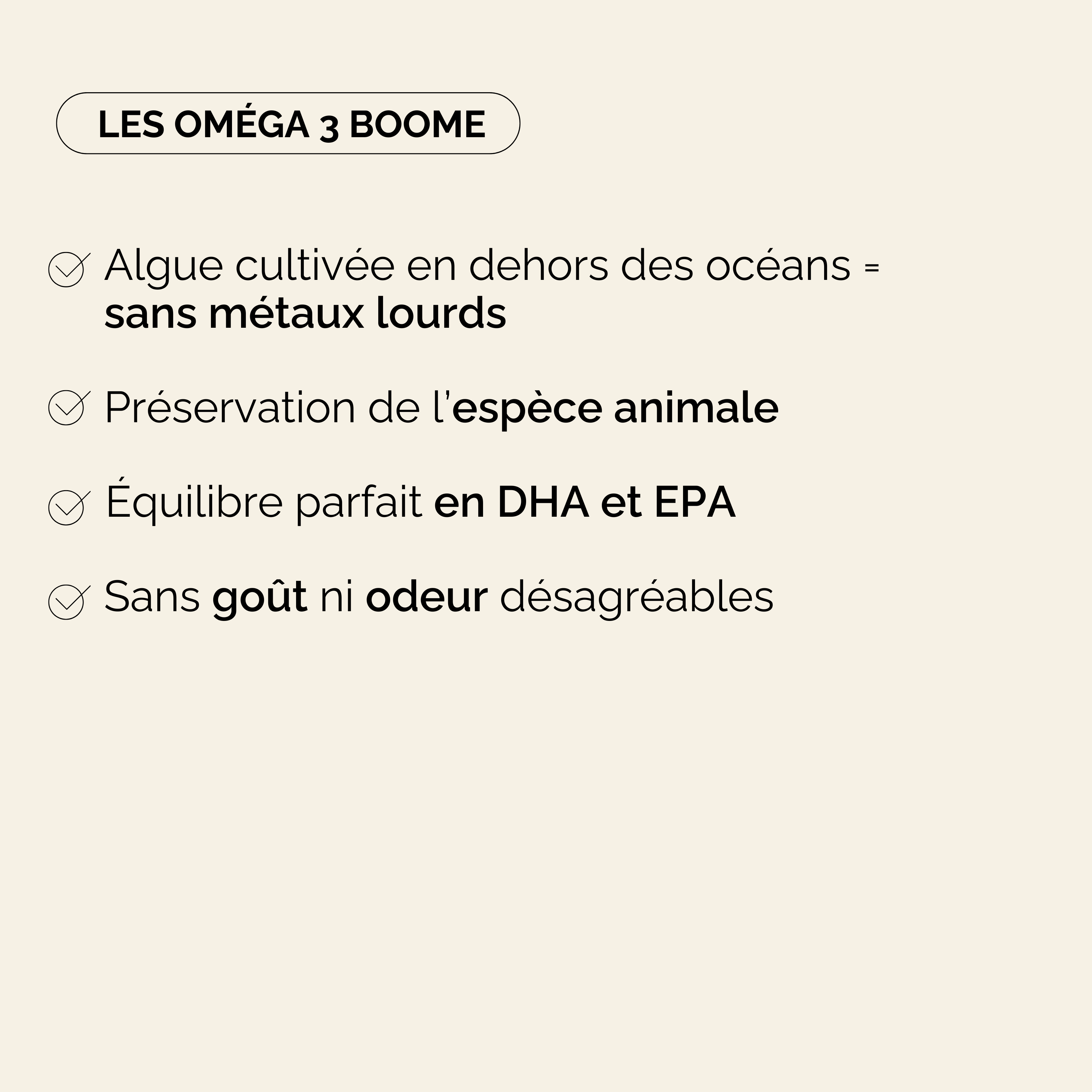 Pourquoi nos Oméga 3 sont différents