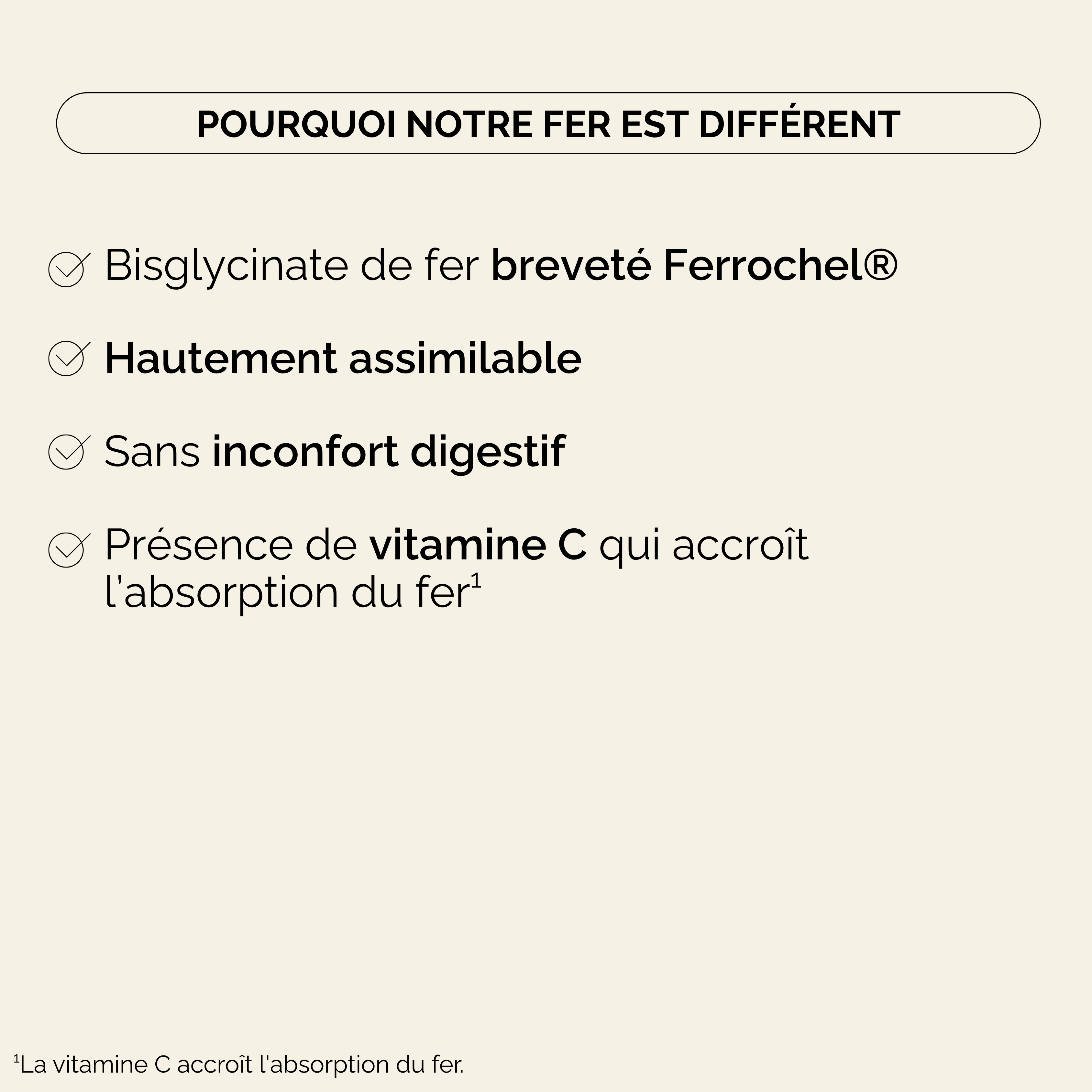Pourquoi notre Fer est différent