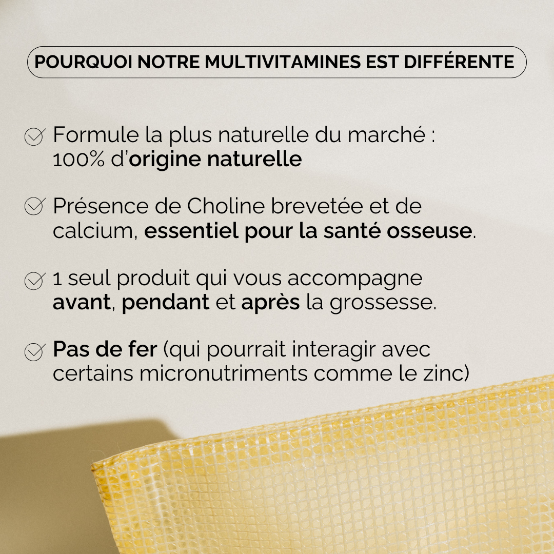 Multivitamines Grossesse
