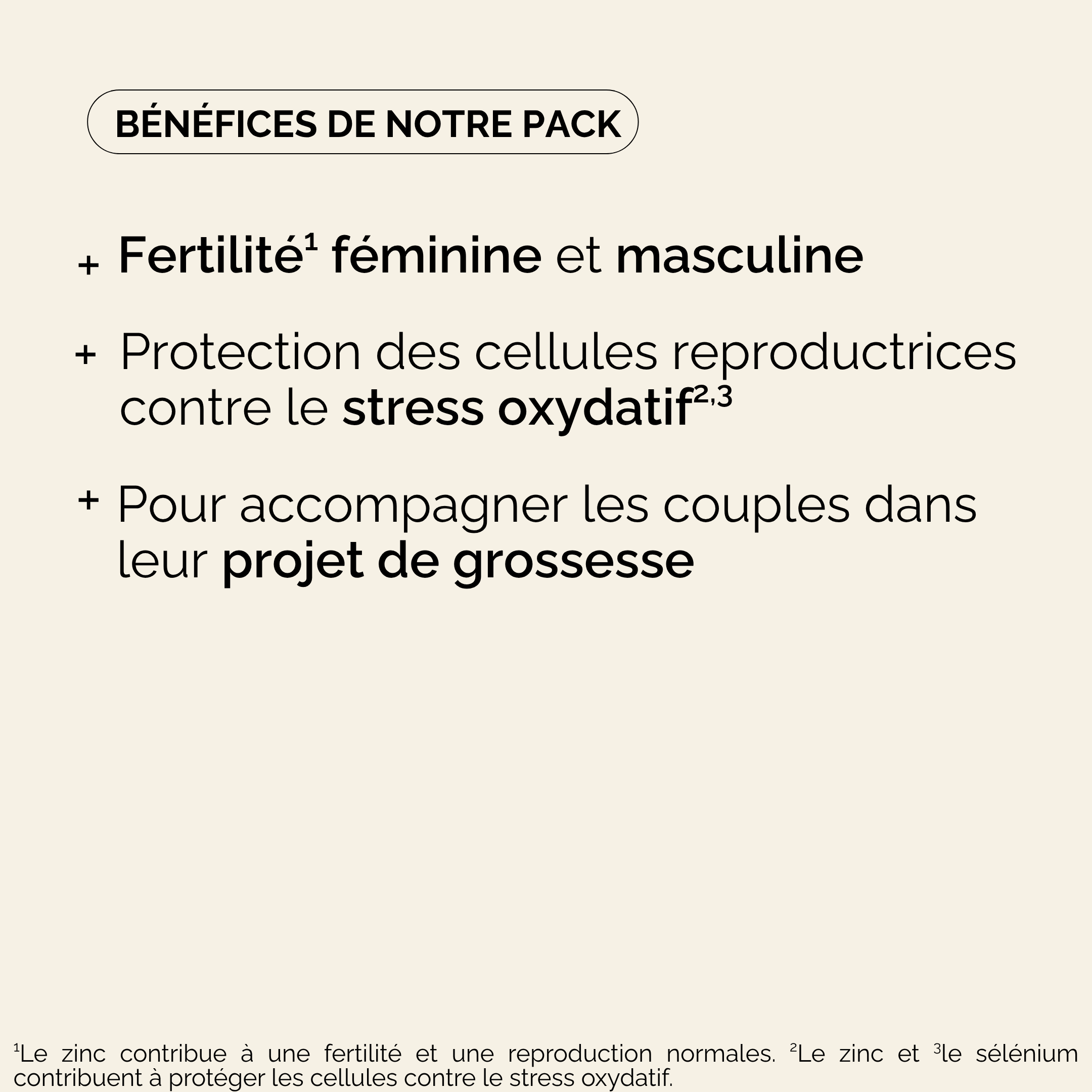 Pack Baby Boost Duo : Fertilité homme et femme