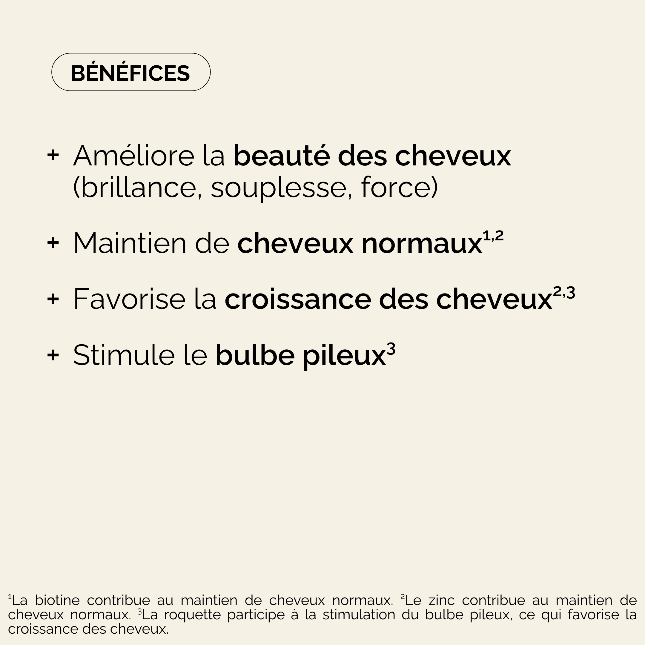 Bénéfices Baby Hair 