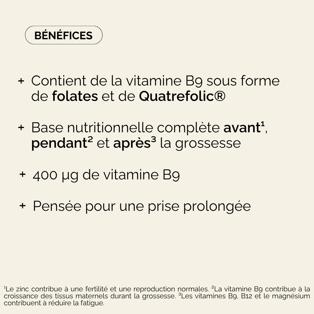 Multivitamines Grossesse