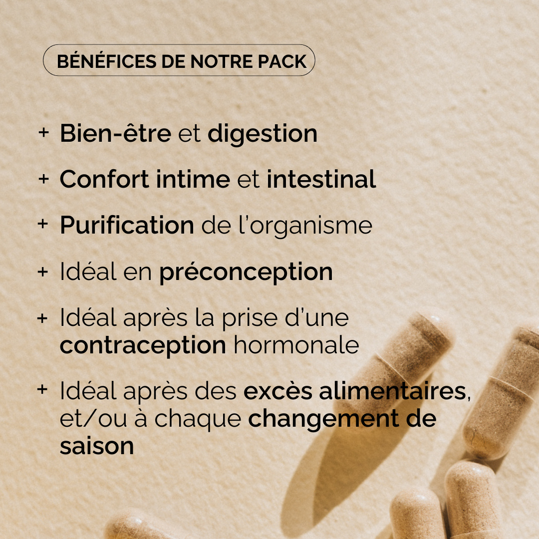 Pack Reset : Détox et confort intestinal