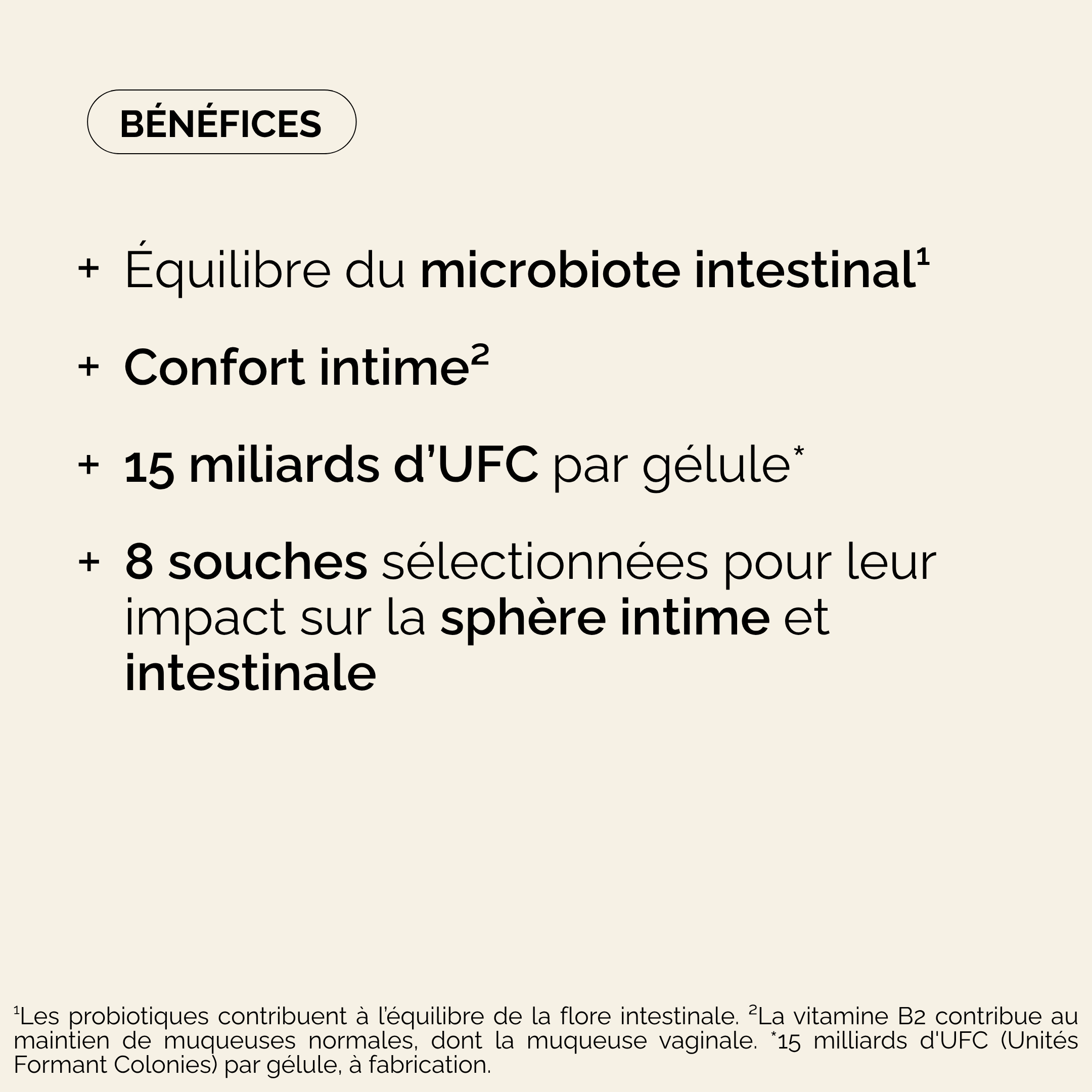 Bénéfices Probiotiques