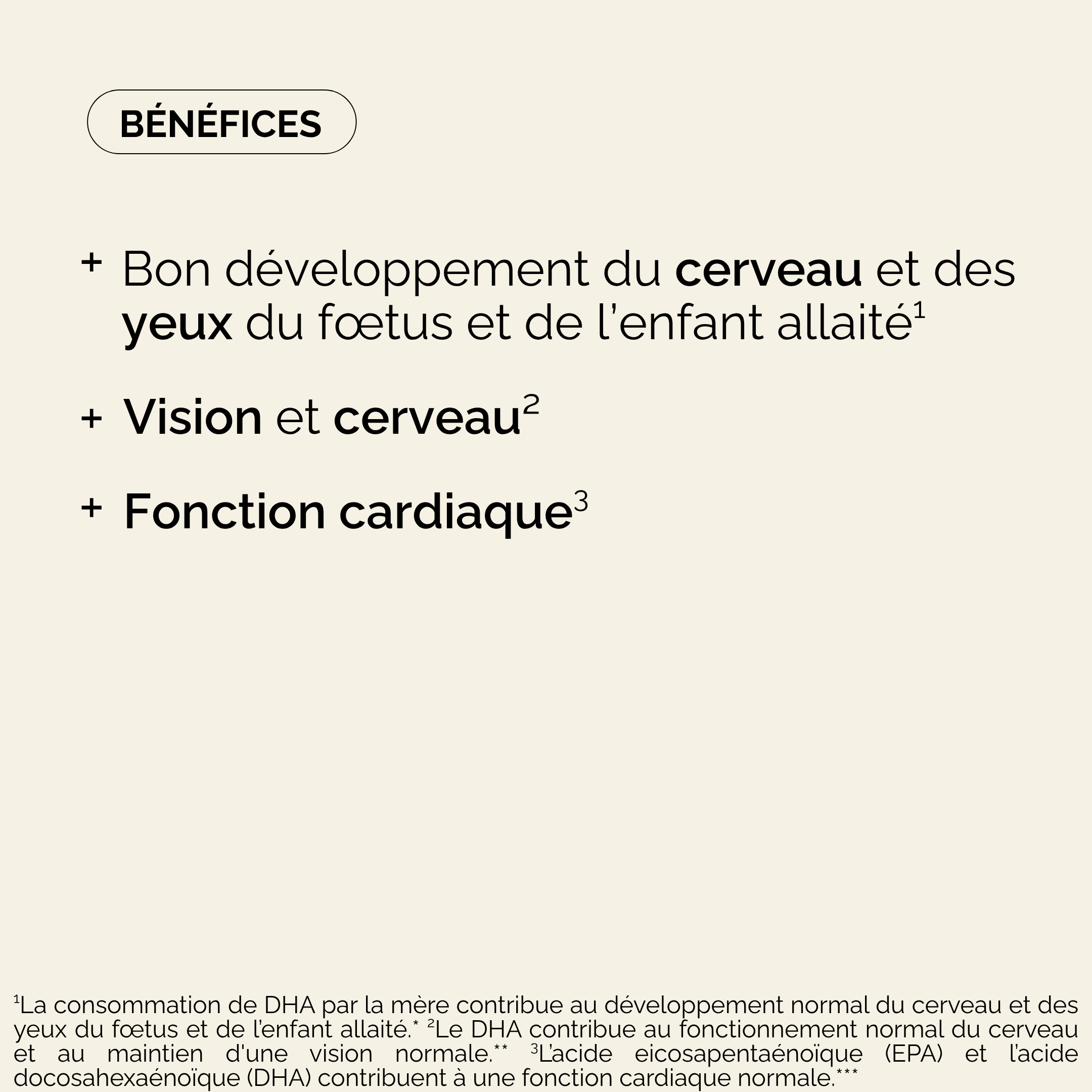 Bénéfices Oméga 3 Vegan
