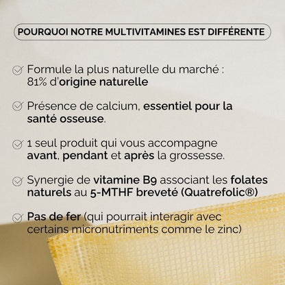 Multivitaminas para el embarazo