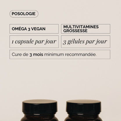 Duo Multivitamines Grossesse + Oméga 3